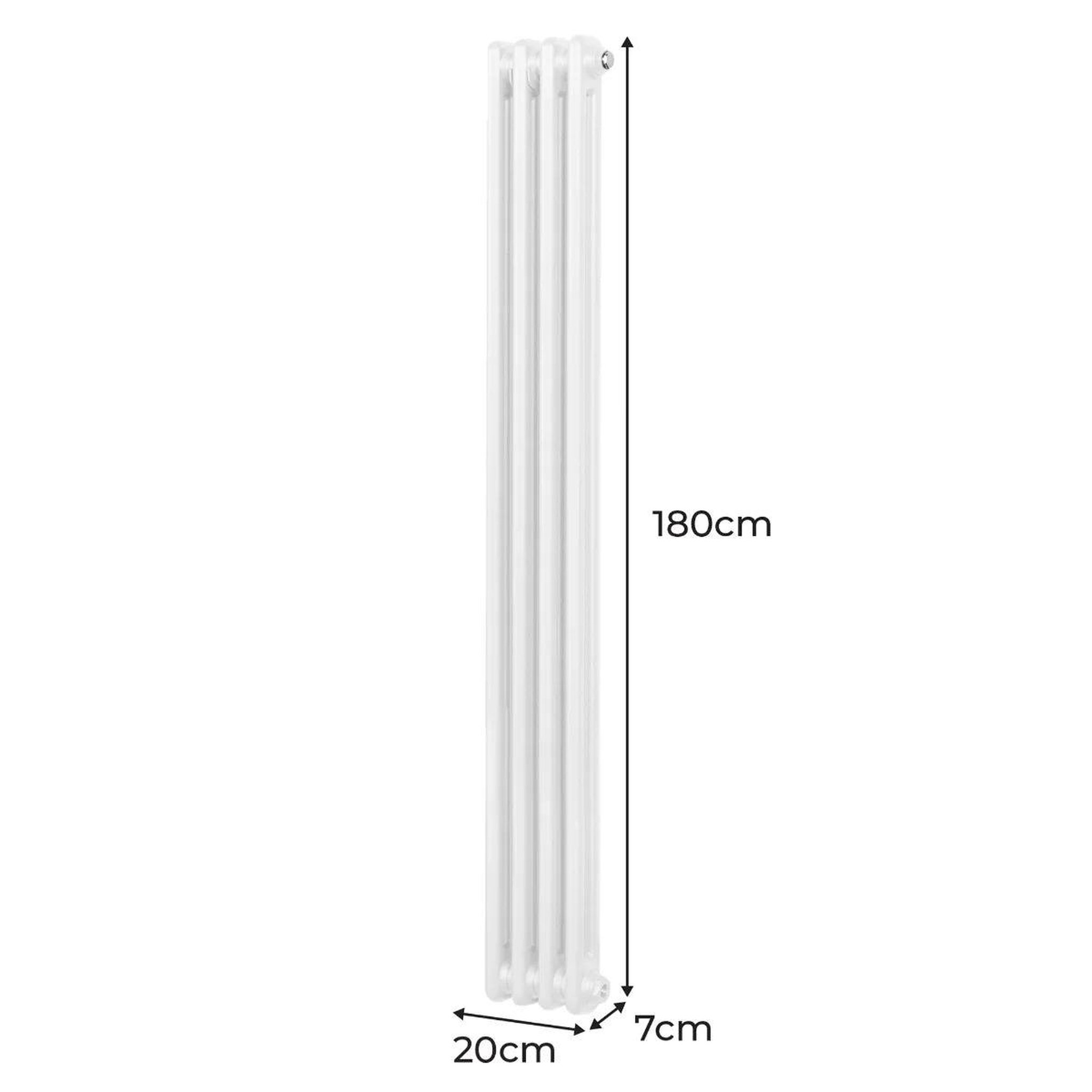 Voir la diapositive 5 : MONSTERSHOP Radiateur traditionnel à 2 colonnes – 1800 x 202 mm