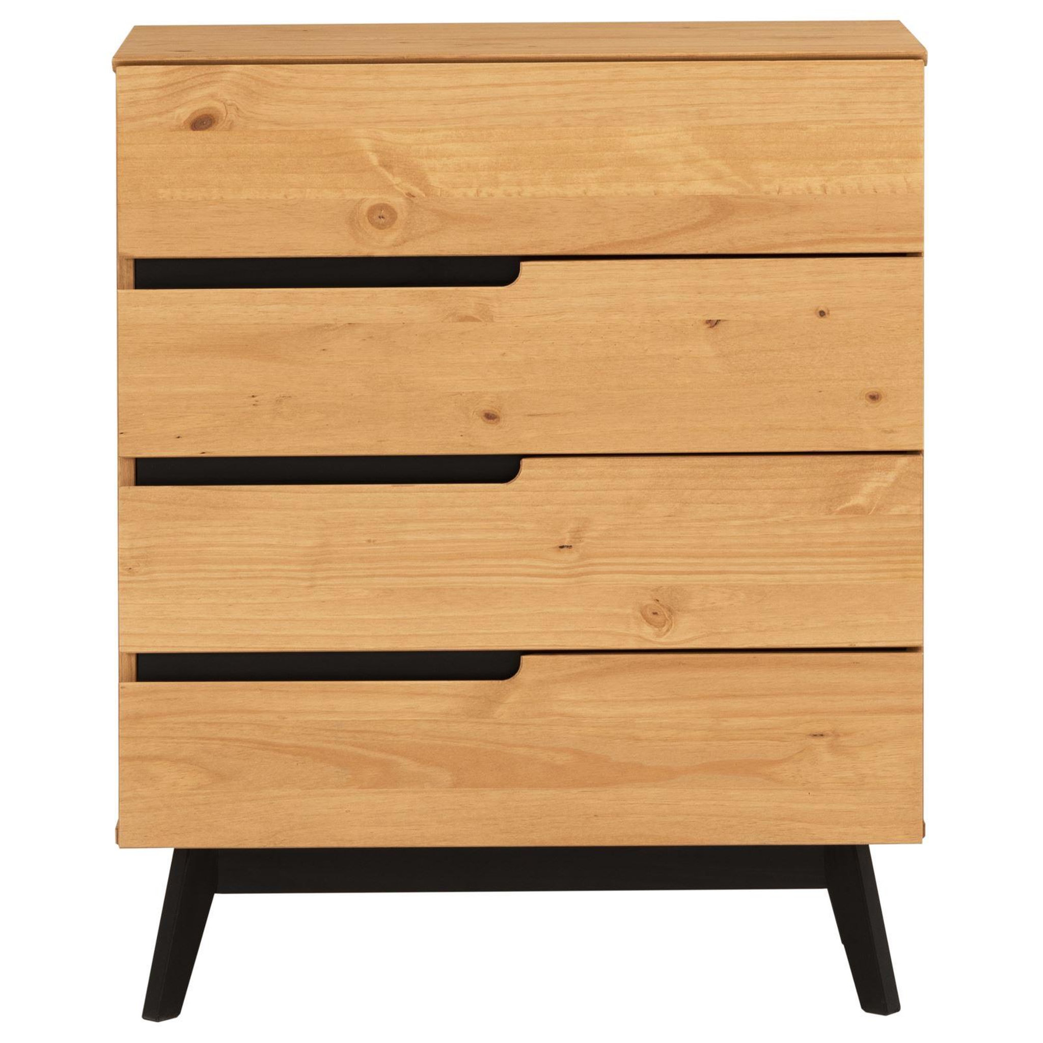 Voir la diapositive 3 : IDIMEX Commode TIBOR, 4 tiroirs
