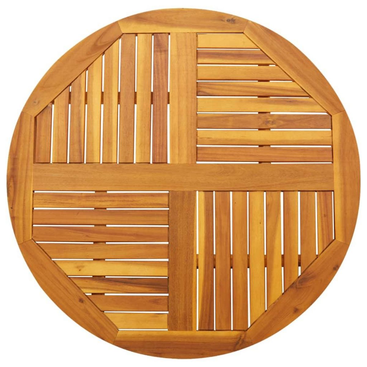 VIDAXL Dessus de table Ø90x2,2 cm rond bois massif d'acacia
