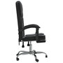 Voir la diapositive 4 : VIDAXL Fauteuil inclinable de bureau Noir Similicuir