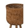 Voir la diapositive 4 : Paris Prix Lot de 3 Cache-Pots sur Pied  Trépied  75cm Naturel