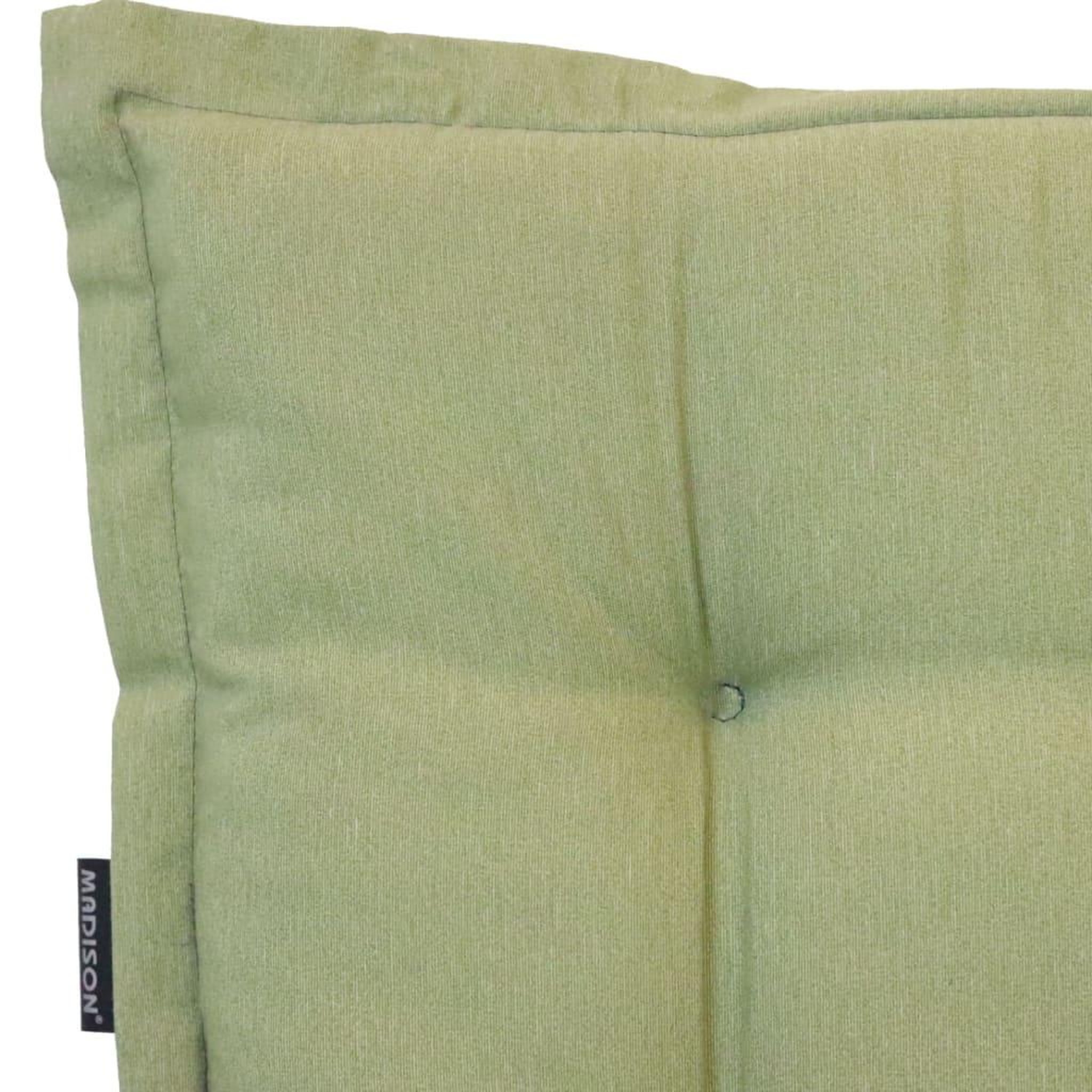 Voir la diapositive 3 : MADISON Madison Coussin de chaise a dossier haut Panama 123x50 cm Vert sauge