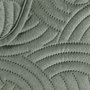 Voir la diapositive 5 : Paris Prix Couvre-Lit & 2 Housses de Coussin  Solange  240x260cm Vert Cèdre