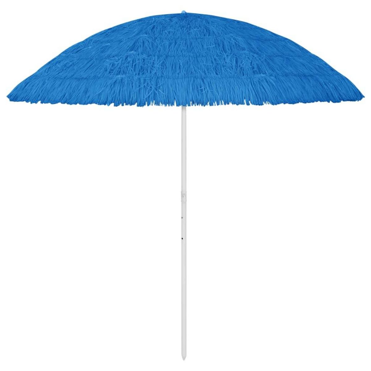 VIDAXL Parasol de plage Hawaii bleu 300 cm
