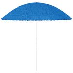 VIDAXL Parasol de plage Hawaii bleu 300 cm