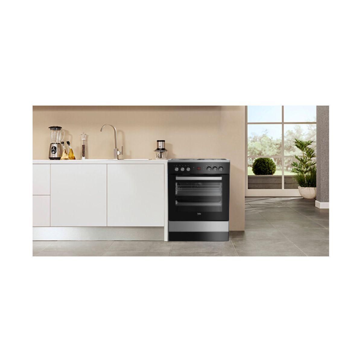 Beko Cuisinière mixte FSE63321DXCS
