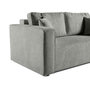 Voir la diapositive 6 : BEST MOBILIER Topaze - canapé droit 2 places - en tissu velours relief
