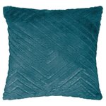 ATMOSPHERA Coussin Déco 3D à Motifs  Four Geo  45x45cm Bleu