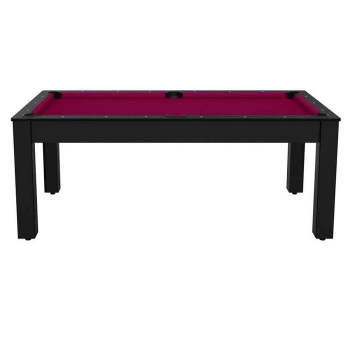 Paris Prix Table de Billard Convertible  Oregon  213cm Noir & Prune
