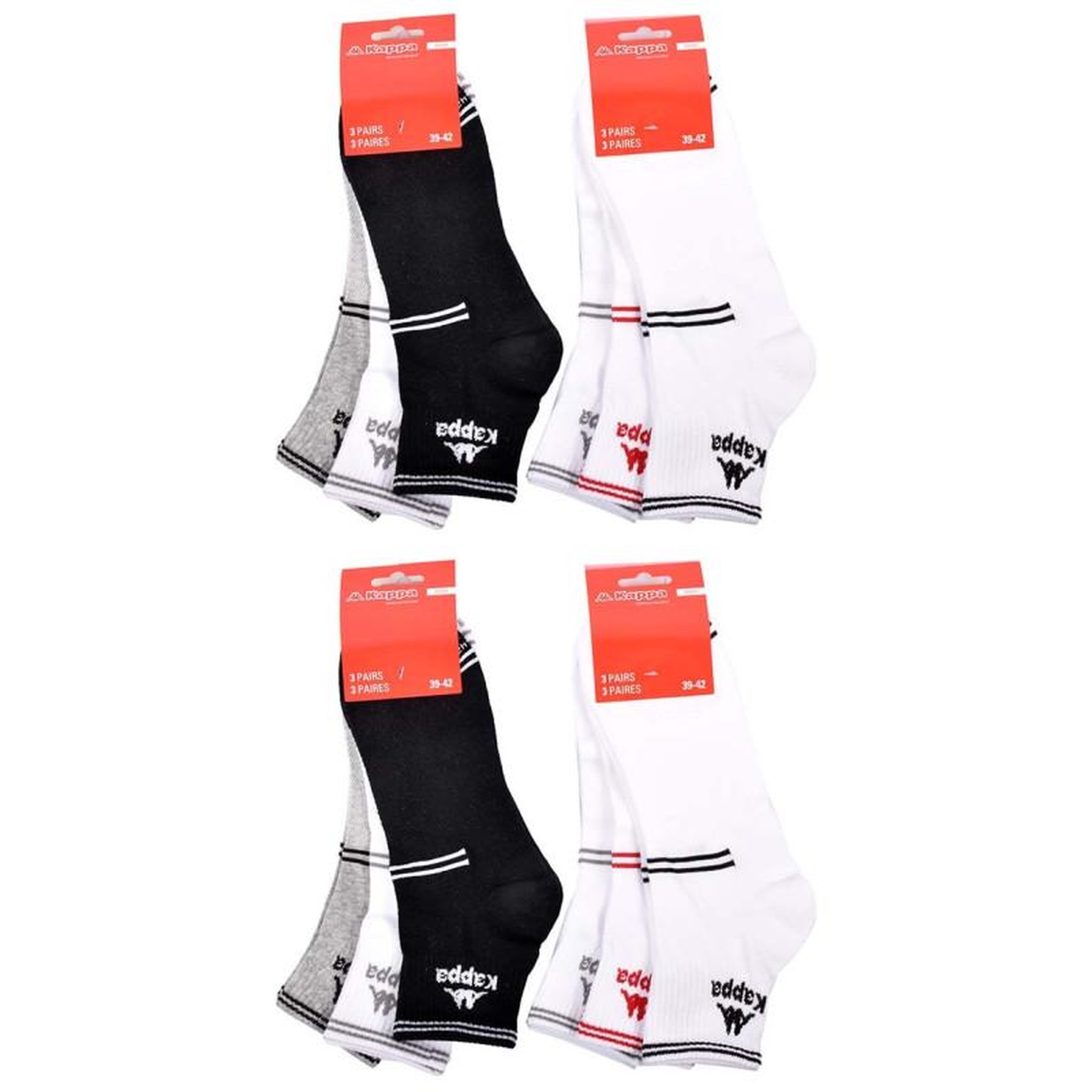 Voir la diapositive 4 : KAPPA Chaussettes KAPPA QUARTER