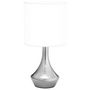 Voir la diapositive 4 : VIDAXL Lampes de table 2 pcs Bouton tactile Blanc E14