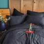 Voir la diapositive 1 : Home collection Parure Housse de couette 3 pcs 240x220 cm 100% satin de coton 82 fils imprimé. Strada black