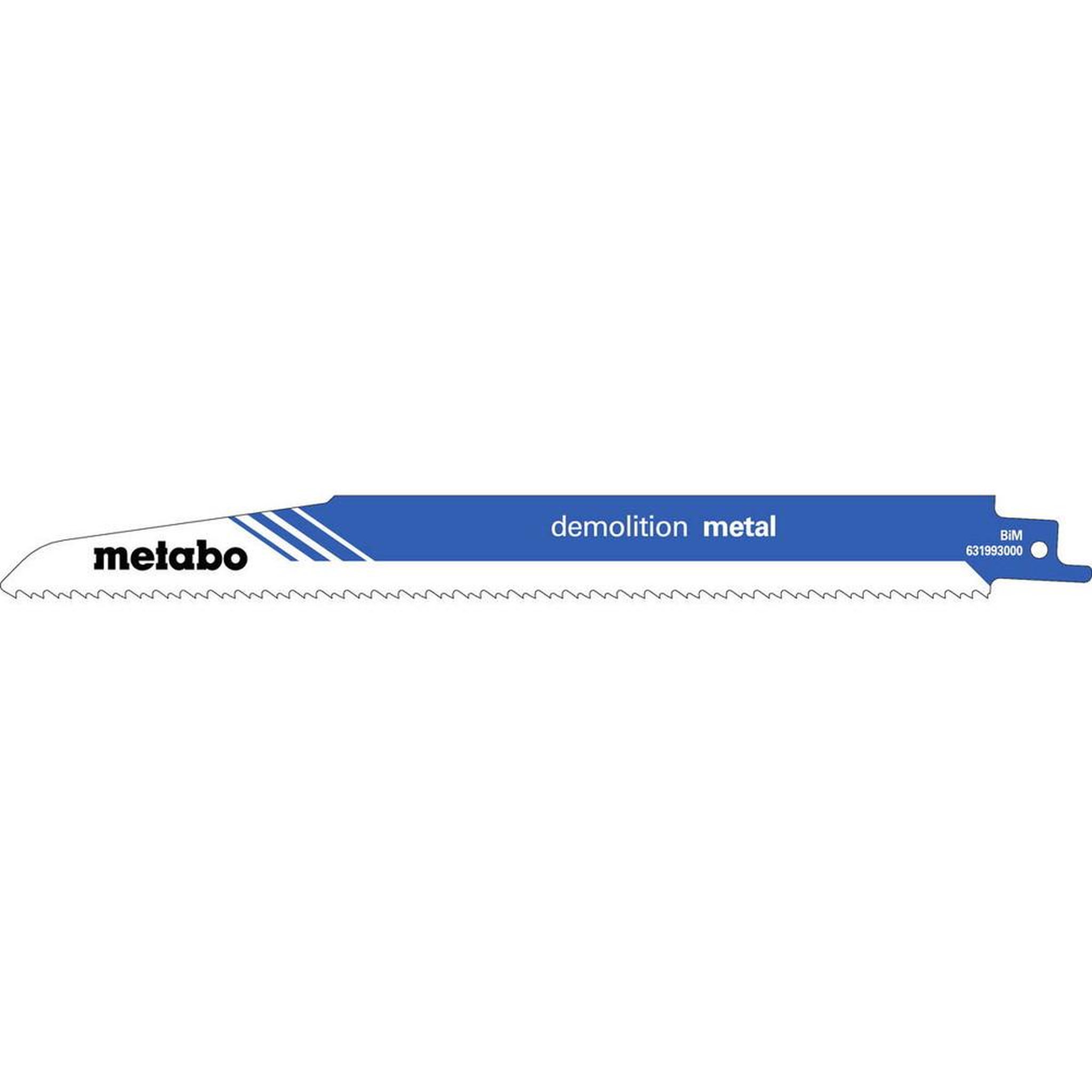 METABO SAS 5 lames de scie sabre « demolition metal » BiM - 225 x 1,6 mm