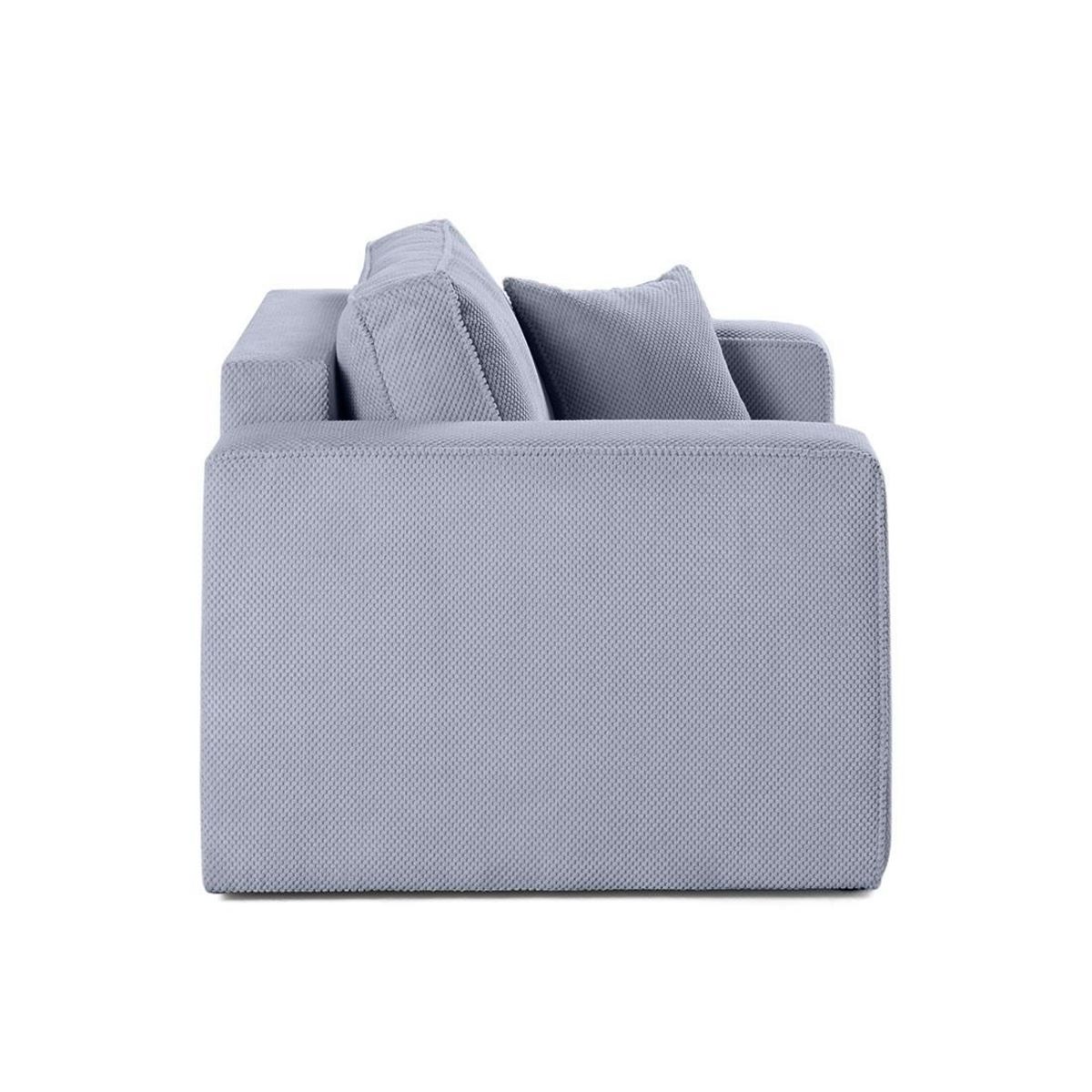 BEST MOBILIER Topaze - fauteuil - en velours texturé