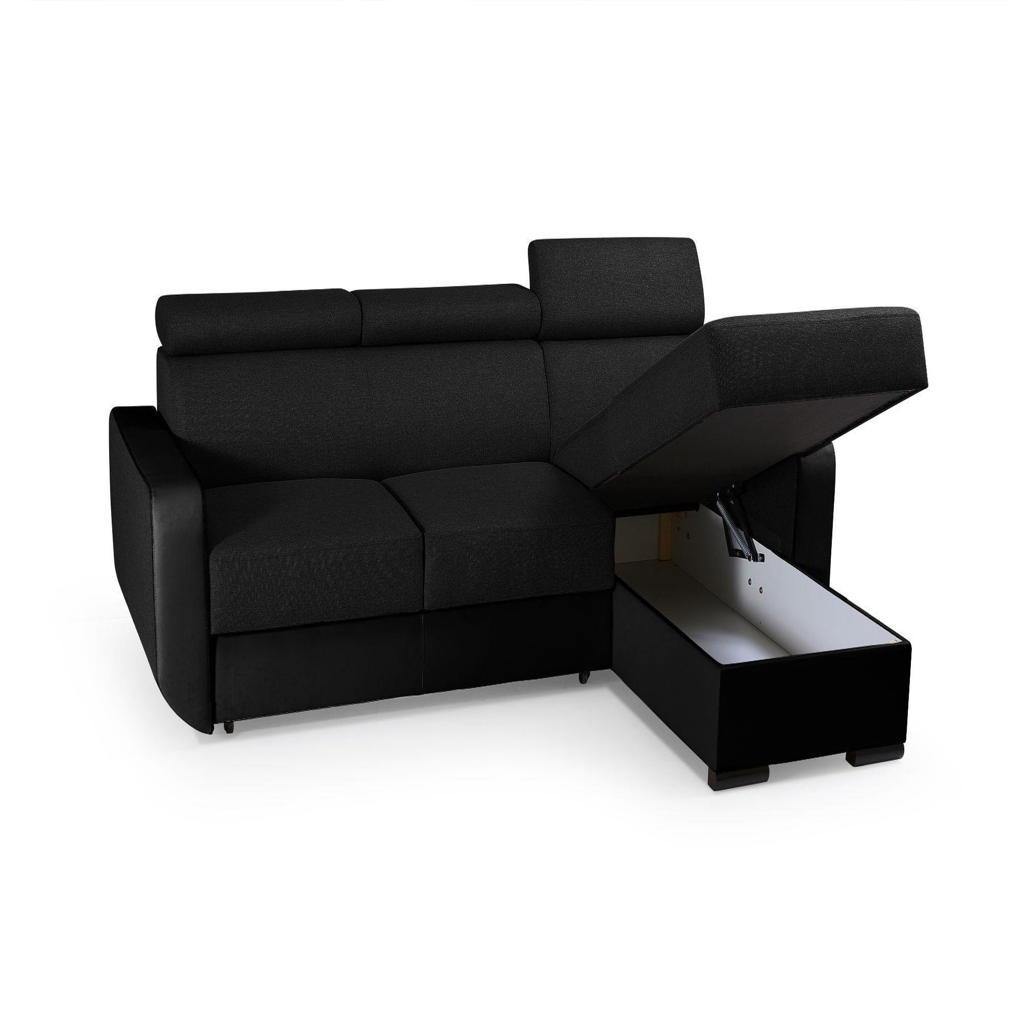LISA DESIGN Dustin - canapé d'angle réversible - 4 places - convertible ...