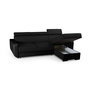 Voir la diapositive 3 : LISA DESIGN Dustin - canapé d'angle réversible - 4 places - convertible avec coffre - têtières réglables