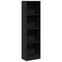 Voir la diapositive 2 : VIDAXL Bibliotheque noir 40x24x143 cm bois d'ingenierie