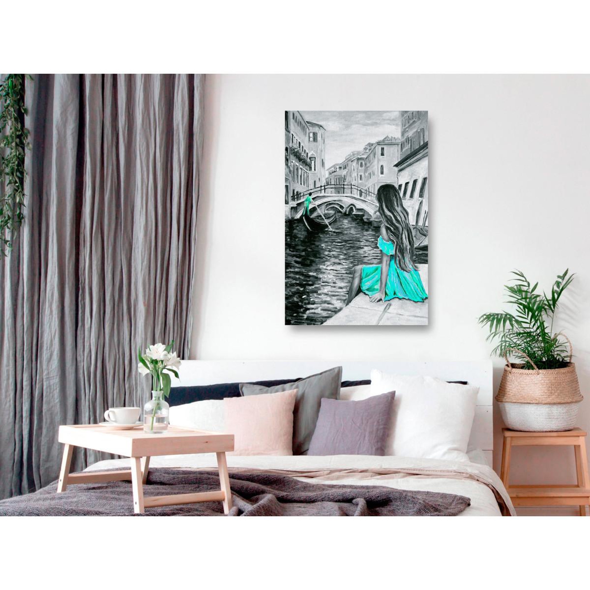 Voir la diapositive 2 : Paris Prix Tableau Imprimé  Far Dreams Blue