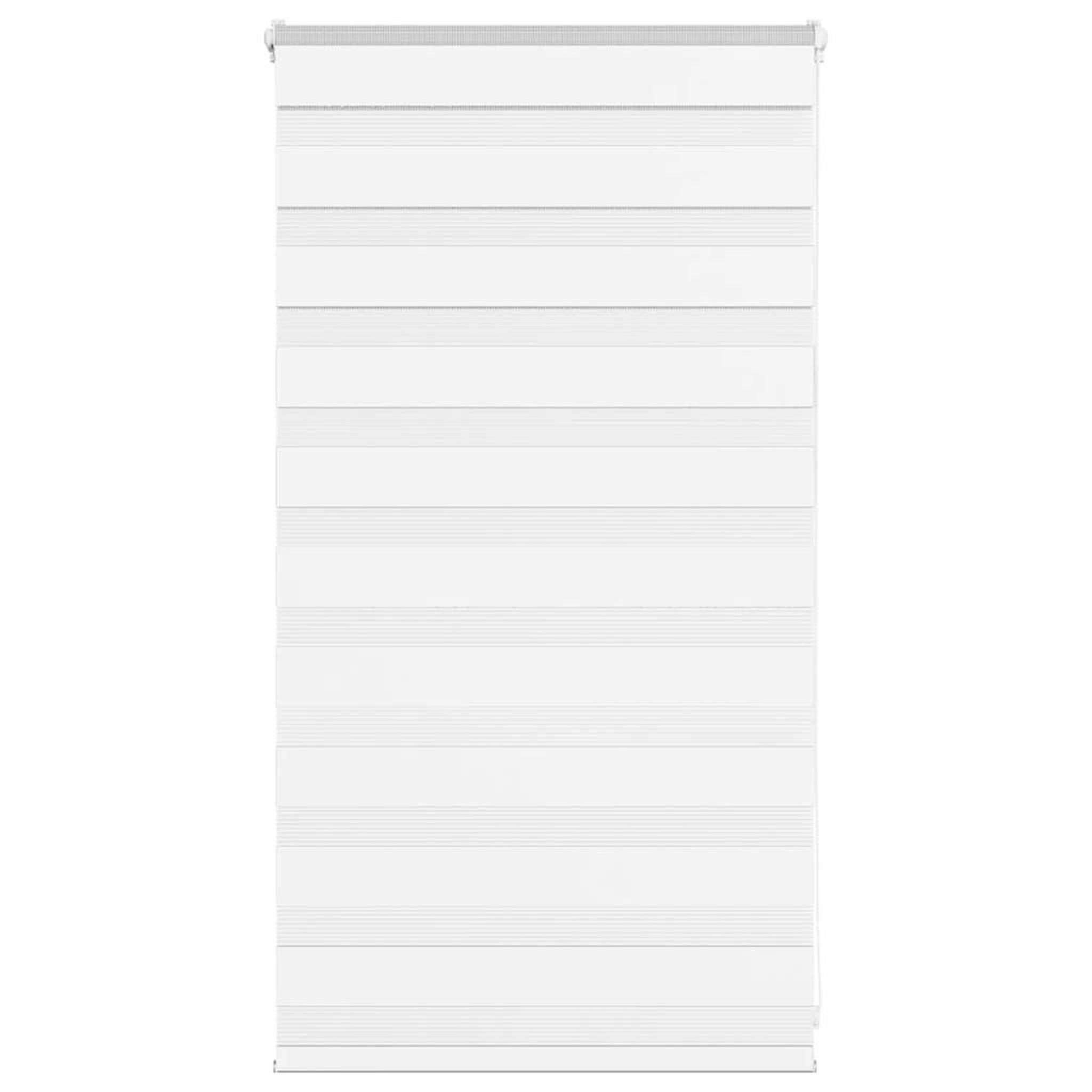 VIDAXL Store zebre blanc 70x100 cm largeur du tissu 65,9 cm polyester