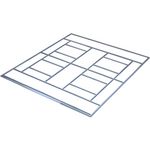 Habitat et Jardin Fondation pour abri de jardin  DALLAS  ou  VEGAS  - 12,99 M²