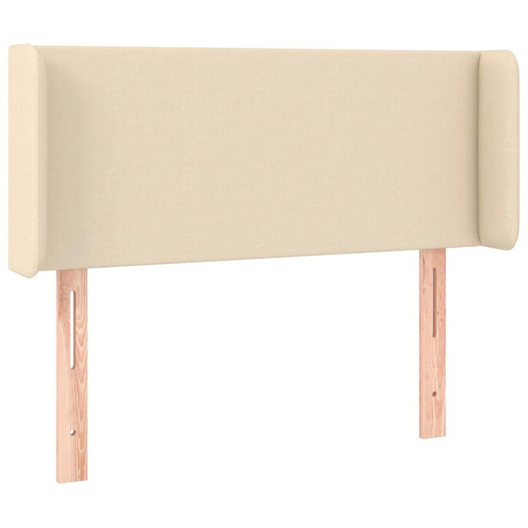 Voir la diapositive 3 : VIDAXL Tete de lit a LED Creme 83x16x78/88 cm Tissu