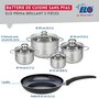 Voir la diapositive 2 : ELO Ensemble de 1 Poêle de cuisson 32 cm et 4 faitouts 12, 14, 16 et 20 cm Elo Prima Brillant