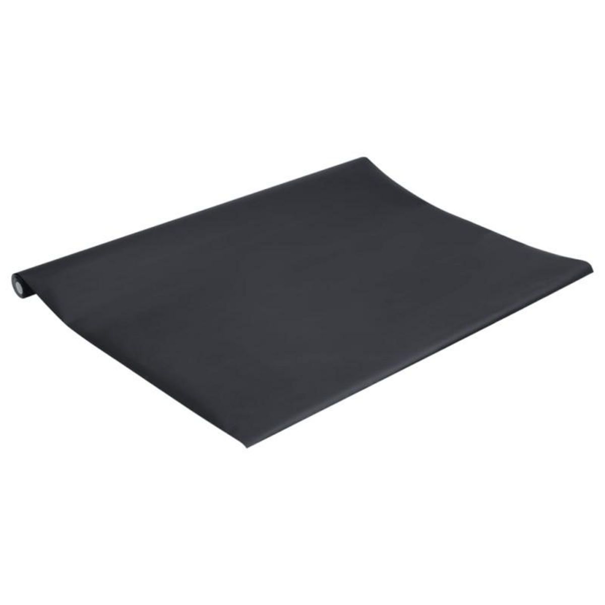 VIDAXL Autocollants auto adhésifs pour meuble noir mat 90x500 cm PVC