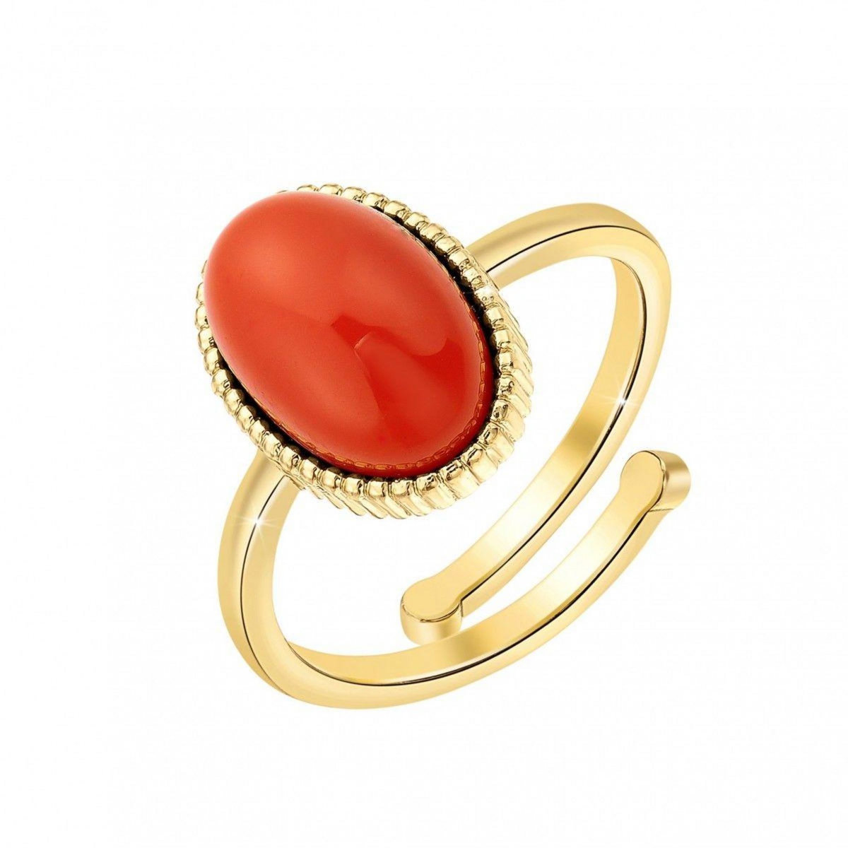 SC BOHEME Bague ajustable SC Bohème ornée d'un onyx noir