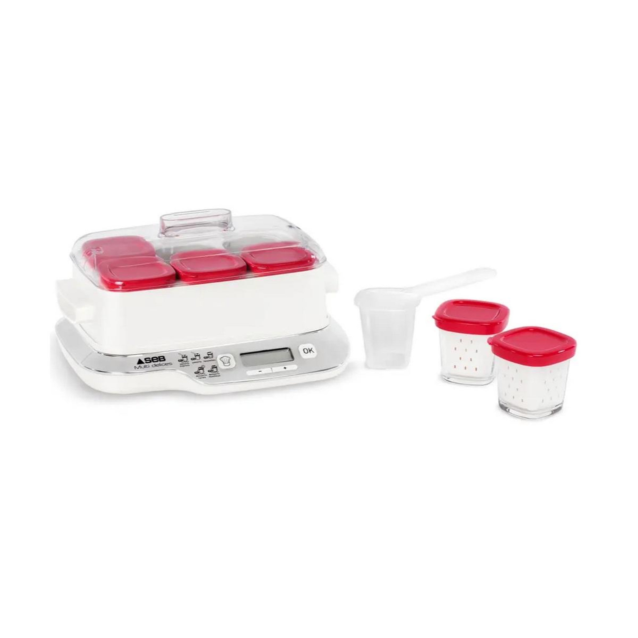 TEFAL Yaourtière 6 pots rouge - yy5425fb