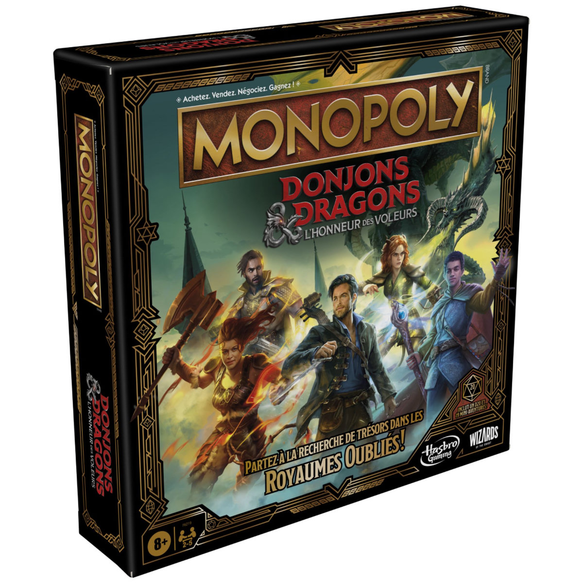 HASBRO Jeu Monopoly Donjons et Dragons