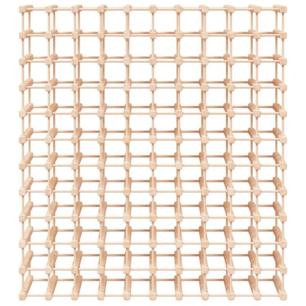 VIDAXL Casier à vin pour 120 bouteilles 112,5x23x123,5 cm pin massif