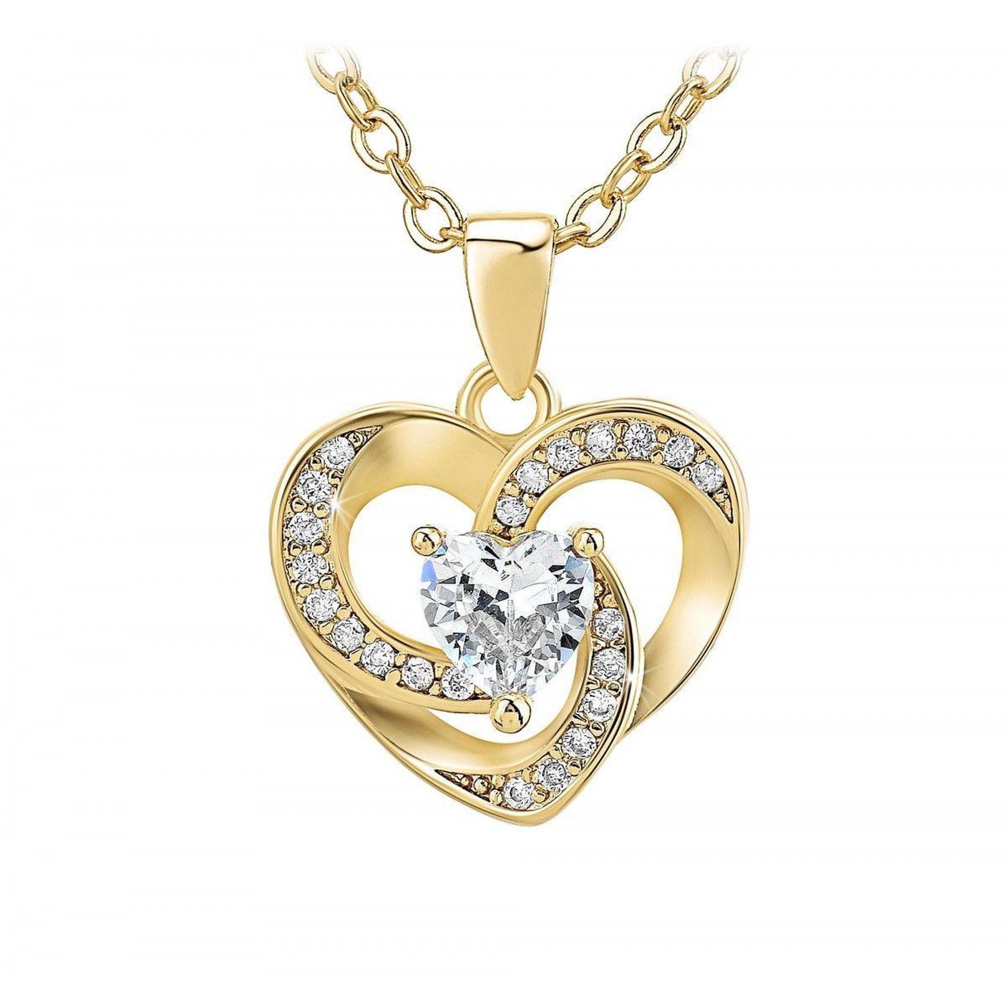 SC BOHEME Collier coeur SC Bohème orné de Zirconium