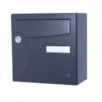 RENZ Boîte aux lettres compacte 1 porte extérieur RENZ acier anthracite mat