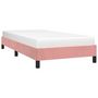 Voir la diapositive 4 : VIDAXL Cadre de lit sans matelas rose 90x200 cm velours