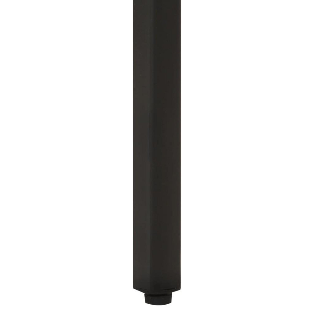 VIDAXL Table d'appoint 35x35x45 cm bois massif d'acacia et fer