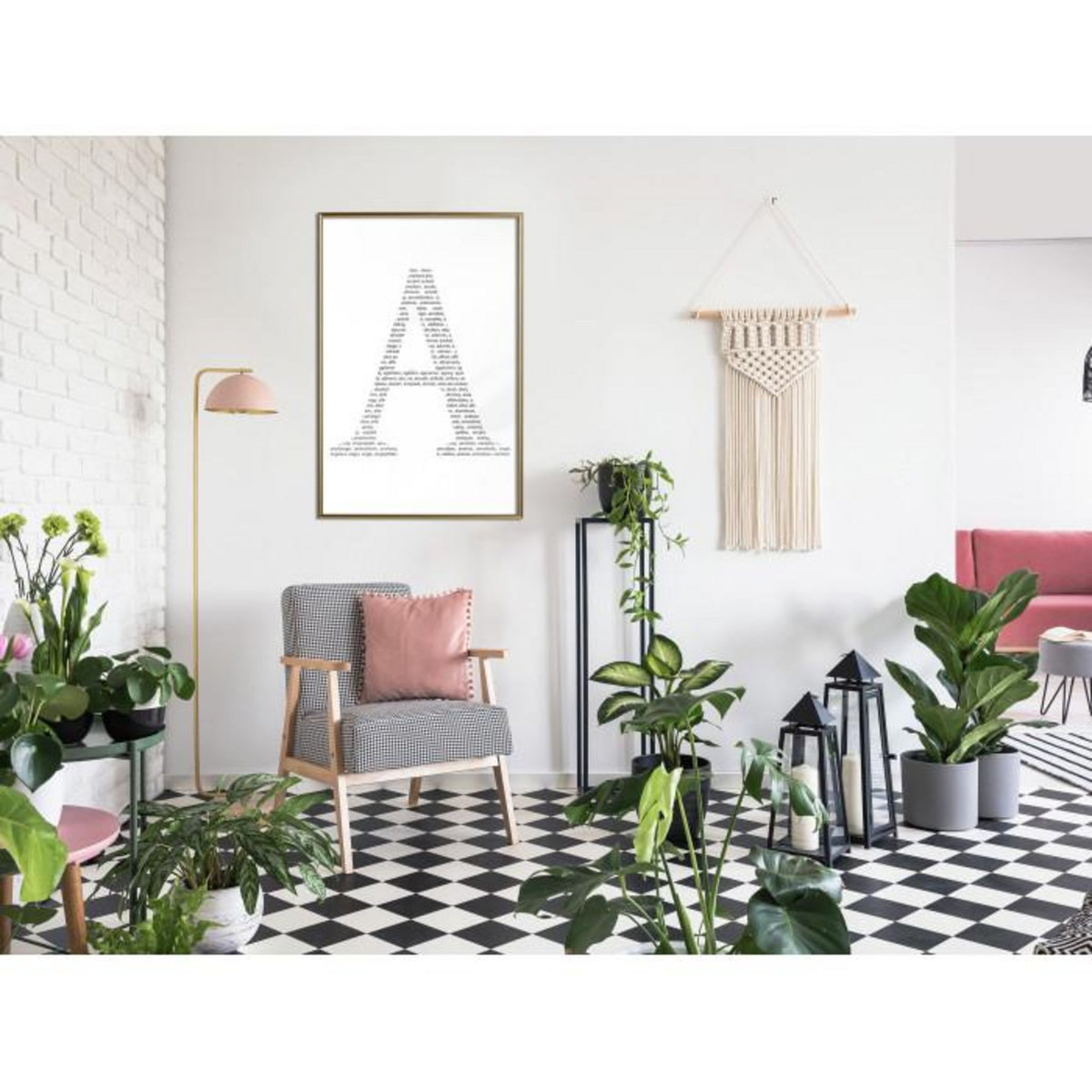 Paris Prix Affiche Murale Encadrée  Capital A