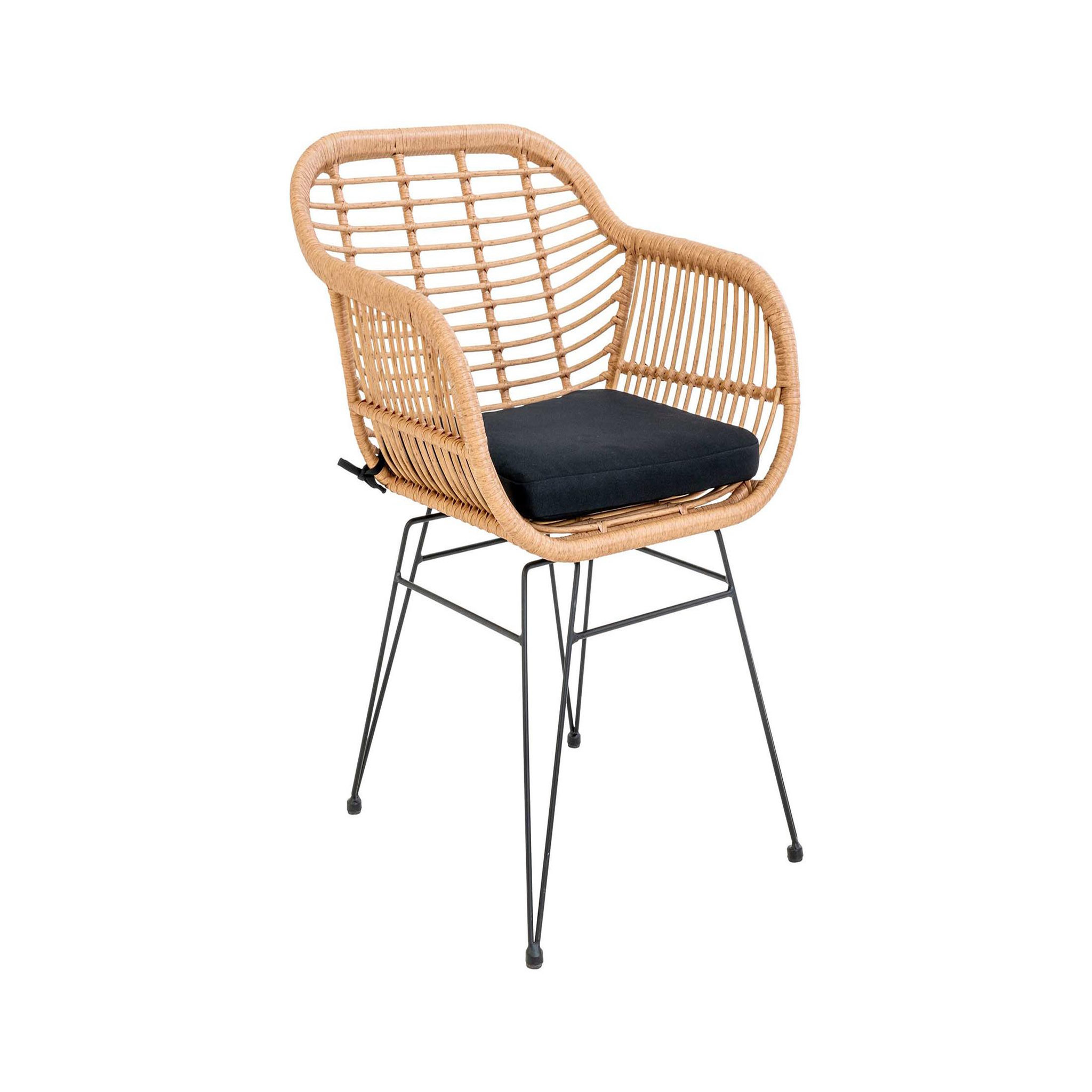 Voir la diapositive 4 : LISA DESIGN Candelaria - lot de 2 chaises - en poly rotin