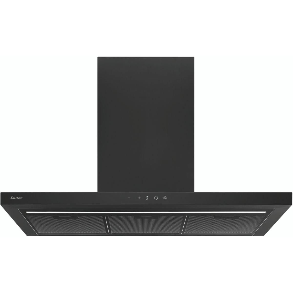 Sauter Hotte décorative murale SHB3973B VarioLed