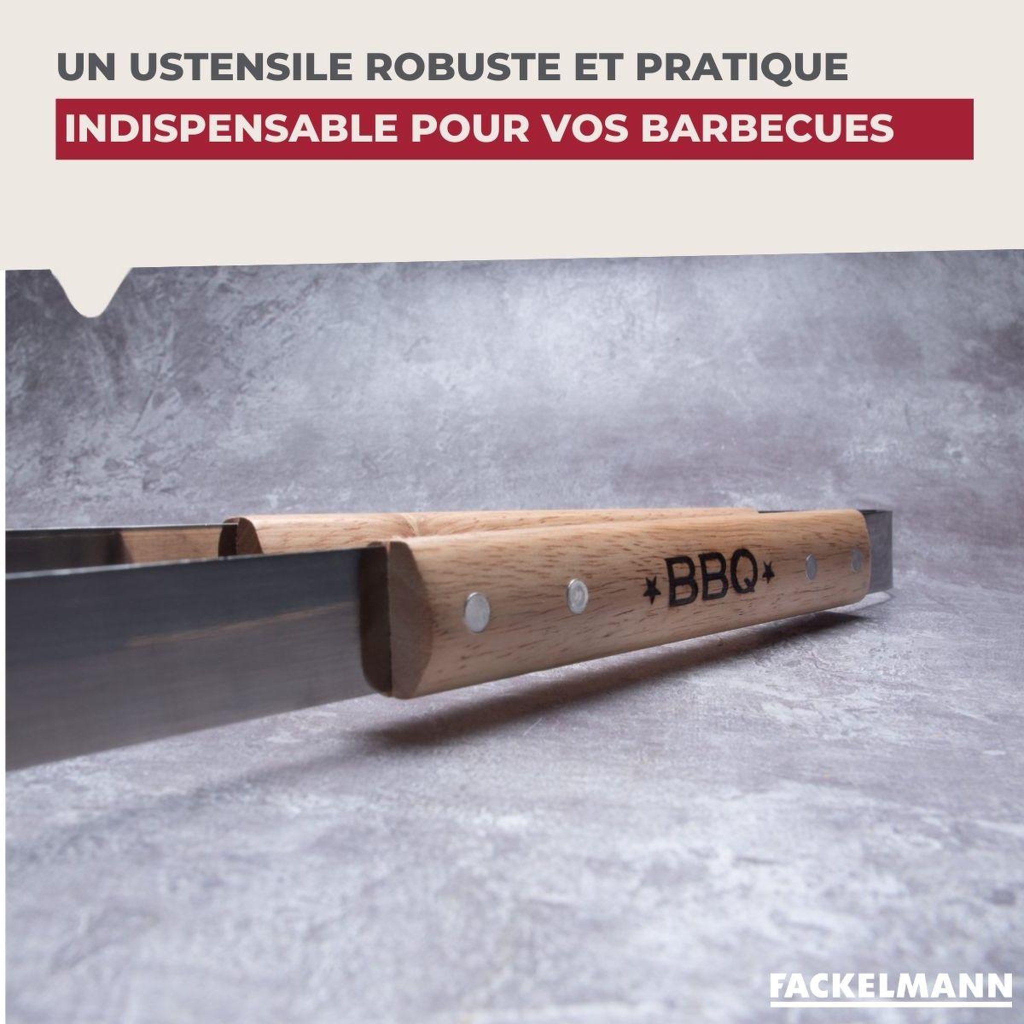 Voir la diapositive 4 : Fackelmann Set de 2 ustensiles de cuisine pince cuisson viande Fackelmann Barbecue