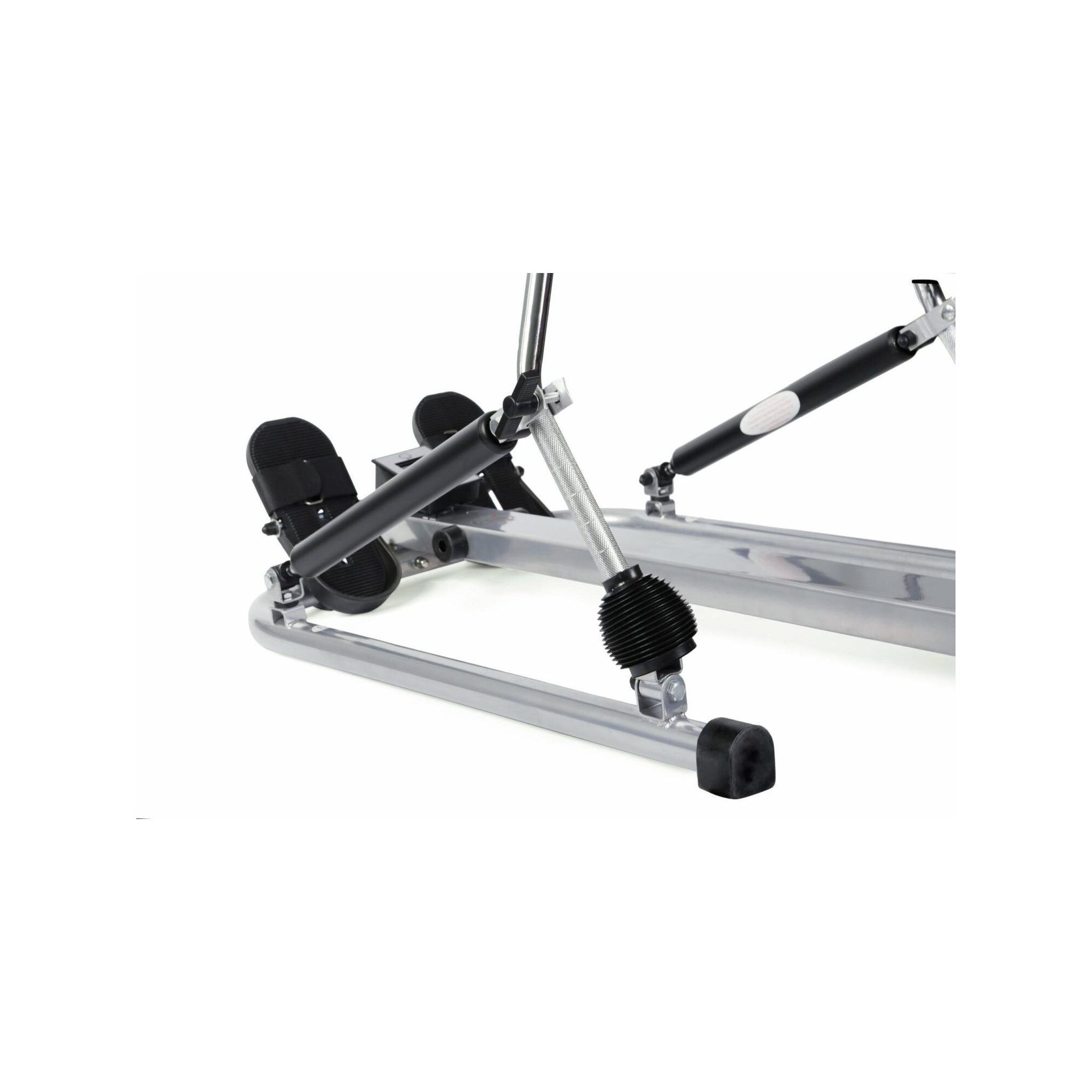 Voir la diapositive 6 : O'Fitness Rameur d'appartement scandinave - o'fitness - compteur 5 fonctions - en acier