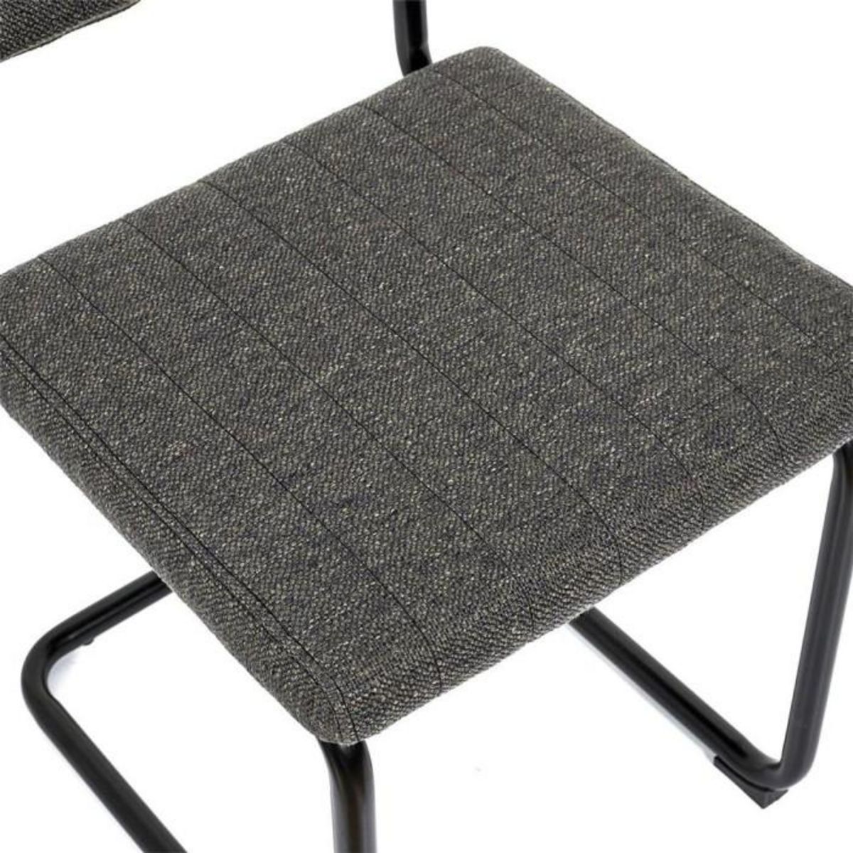 Paris Prix Lot de 2 Chaises  Alban  84cm Gris Chiné