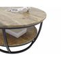 Voir la diapositive 2 : LISA DESIGN Corazon - table basse - bois et noir - 86 cm