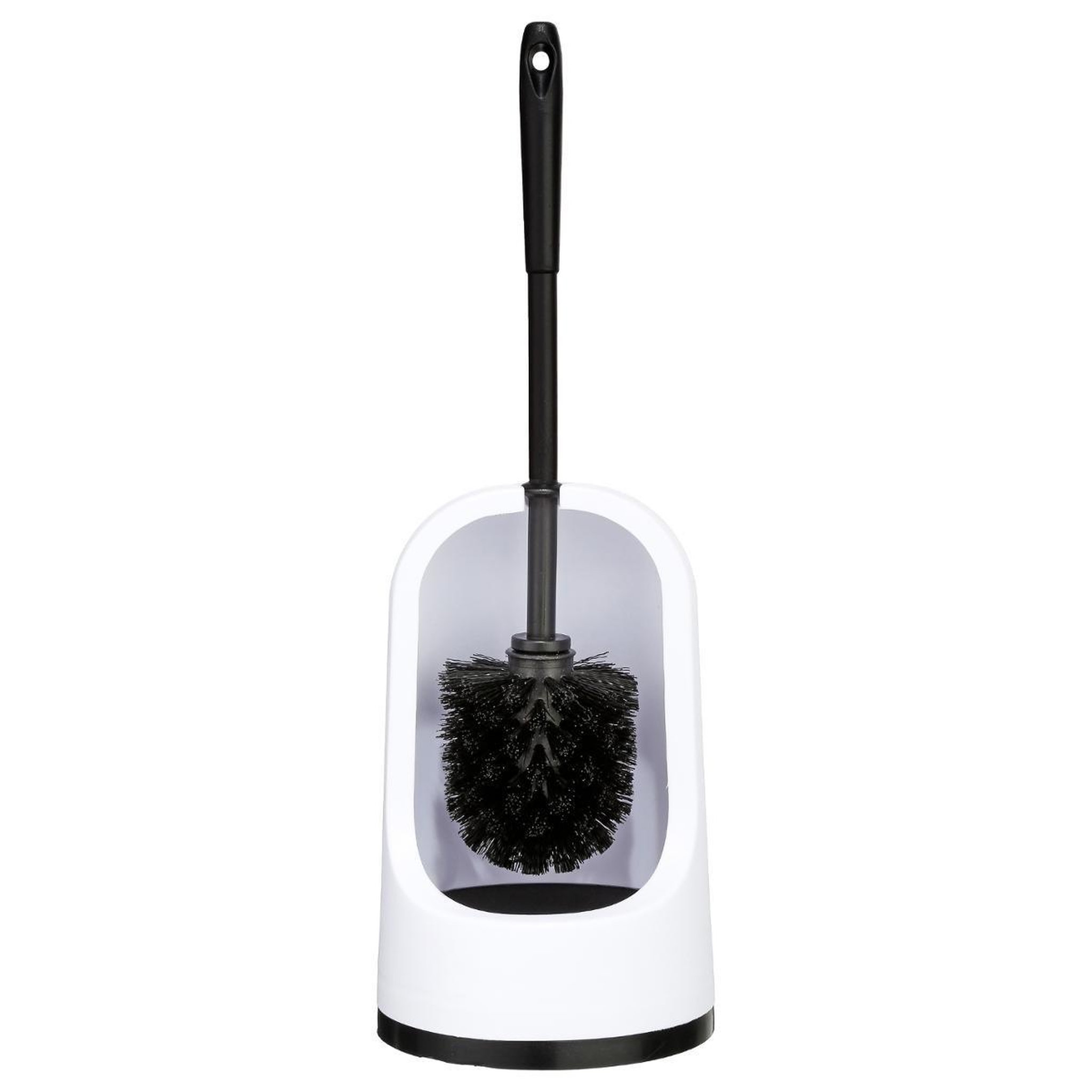 Voir la diapositive 1 : B BASIC & CO Brosse wc plastique  strip  22cm blanc