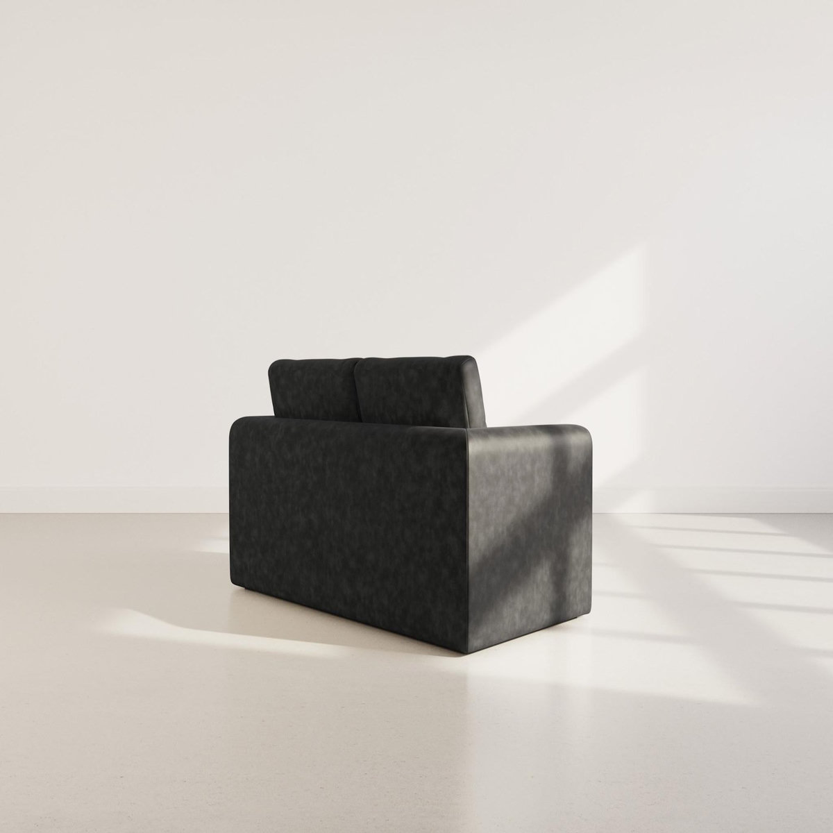 BEST MOBILIER Marilia - canapé 2 places convertible déplimousse en simili