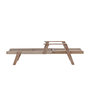 Voir la diapositive 5 : Paris Prix Chaise Longue en Bois  Little John  115cm Marron