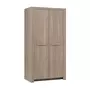 GAMI Chambre complète lit junior 90x190 - commode 3 tiroirs - armoire 2 portes Hangun - Bois