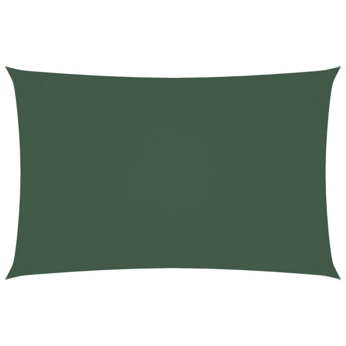 VIDAXL Voile de parasol tissu oxford rectangulaire 2x4,5 m vert fonce