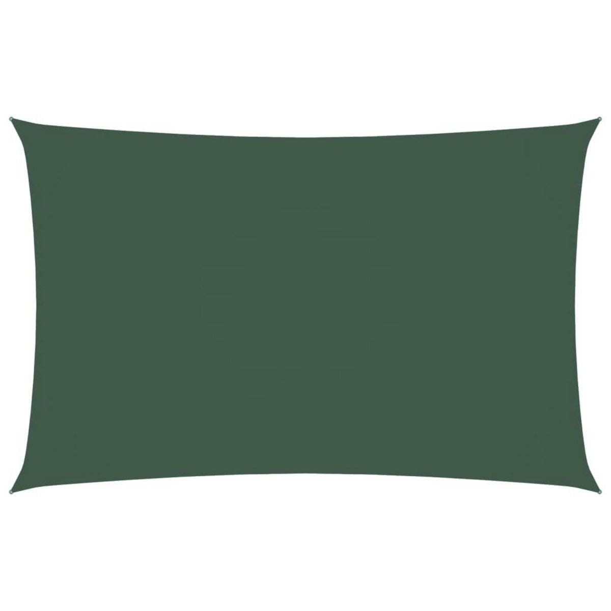 VIDAXL Voile de parasol tissu oxford rectangulaire 2x4,5 m vert fonce