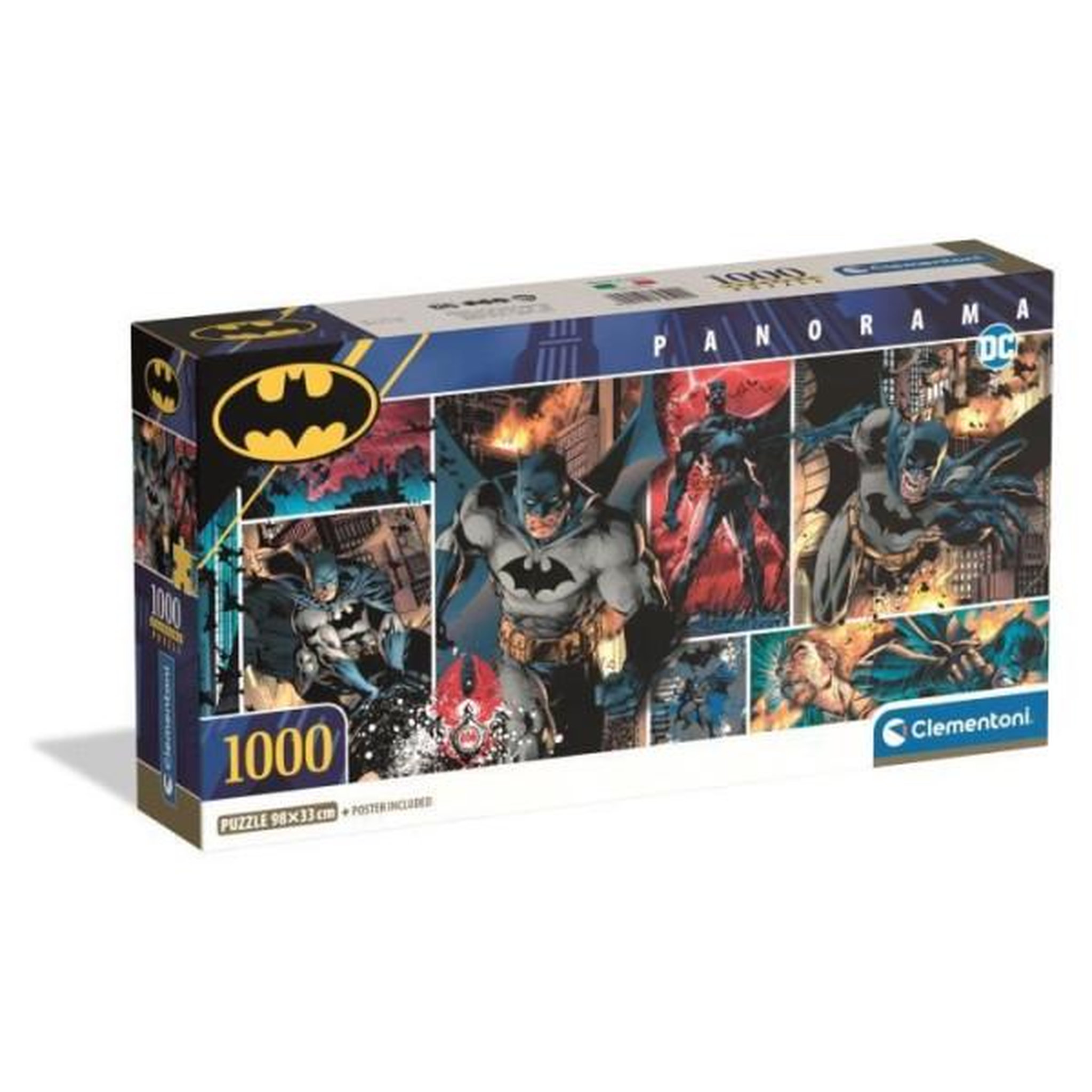 CLEMENTONI Clementoni - compact 1000 pieces panorama - batman