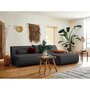 Voir la diapositive 2 : LISA DESIGN Onyx - canapé modulable d'angle réversible 4 places - en tissu